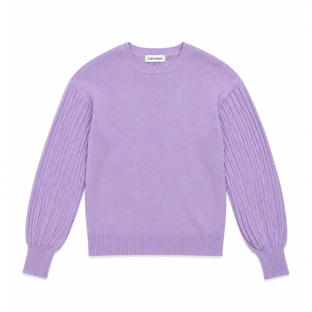 Calvin Klein Women’s Sweater Light Purple Elegant Size XS